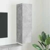 TV staliukas TV sieninė spintelė Betoninė 30 x 31 x 100 cm Apdirbta mediena