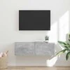 TV staliukas TV sieninė spintelė Betoninė 98 x 31 x 29,5 cm Apdirbta mediena