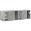 TV staliukas TV sieninė spintelė Betoninė 98 x 31 x 29,5 cm Apdirbta mediena