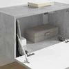 TV staliukas TV sieninė spintelė Betoninė 60 x 31 x 29,5 cm Apdirbta mediena