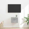 TV staliukas TV sieninė spintelė Betoninė 39 x 31 x 29,5 cm Apdirbta mediena
