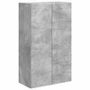 TV staliukas TV sieninė spintelė Betono pilka 59,5 x 31 x 100 cm