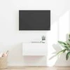 TV staliukas TV sieninė spintelė Blizgus baltas 60 x 31 x 29,5 cm