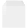 TV staliukas TV sieninė spintelė Blizgus baltas 78,5 x 31 x 29,5 cm