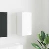 TV staliukas TV sieninė spintelė Blizgus baltas 30 x 31 x 60 cm