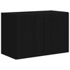 TV staliukas TV sieninė spintelė Juoda 59,5 x 31 x 40 cm Apdirbta mediena