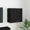 TV staliukas TV sieninė spintelė Juoda 59,5 x 31 x 60 cm Apdirbta mediena