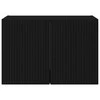 TV staliukas TV sieninė spintelė 59,5 x 31 x 40 cm Juoda Apdirbta mediena
