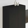 TV staliukas TV sieninė spintelė Juoda 59,5 x 31 x 100 cm Apdirbta mediena