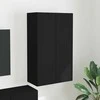 TV staliukas TV sieninė spintelė Juoda 59,5 x 31 x 100 cm Apdirbta mediena