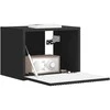 TV staliukas TV sieninė spintelė Juoda 39 x 31 x 29,5 cm Apdirbta mediena