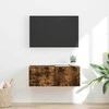 TV staliukas TV sieninė spintelė Rūkyta ąžuolas 78,5 x 31 x 29,5 cm