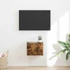 TV staliukas TV sieninė spintelė Rūkyta ąžuolas 39 x 31 x 29,5 cm