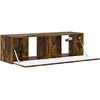 TV staliukas TV sieninė spintelė Rūkyta ąžuolas 98 x 31 x 29,5 cm