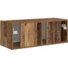 TV staliukas TV sieninė spintelė Senovinis medis 78,5 x 31 x 29,5 cm