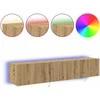TV staliukas TV sieninė spintelė 2 pcs Amatininkų ąžuolas 80 x 35 x 31 cm