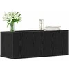 TV staliukas Televizoriaus spintelė 2 pcs Juodas ąžuolas 80 x 30 x 30 cm