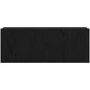 TV staliukas Televizoriaus spintelė 2 pcs Juodas ąžuolas 80 x 30 x 30 cm