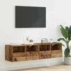 TV staliukas TV sieniniai spintelės 2 pcs Senovinis medis 60 x 30 x 30 cm