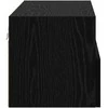 TV staliukas TV sieniniai spintelės 2 pcs Juodas ąžuolas 60 x 30 x 30 cm