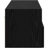 TV staliukas TV sieniniai spintelės 2 pcs Juodas ąžuolas 80 x 30 x 30 cm