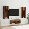 TV staliukas TV sieniniai spintelės 4 pcs Amatininkų ąžuolas