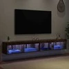 TV staliukas TV spintelių komplektas 2 pcs Senas medis 100 x 30 x 30 cm