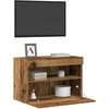 TV staliukas TV sieninė spintelė su LED 2 pcs Sena mediena 60 x 30 x 40 cm