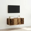 TV staliukas TV sieninė spintelė su LED Senas medis 80 x 35 x 31 cm