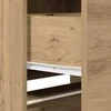 TV staliukas TV spintelė su LED su stalčių Meistrų ąžuolas 165 x 34 x 40 cm