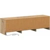 TV staliukas TV spintelė su LED su stalčių Meistrų ąžuolas 140 x 34 x 40 cm