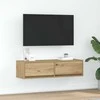 TV staliukas Televizoriaus spintelė artisano ąžuolo 100 x 31 x 25,5 cm