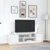 TV staliukas TV spintelė, balta, 188,5x41x50cm, inžinerinė mediena