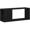 TV staliukas TV spintelių komplektas Juodas ąžuolas 80 x 24 x 32 cm