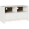 TV staliukas Televizoriaus spintelė su stalčių Drammen Balta 99 x 43 x 55 cm