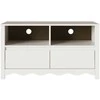 TV staliukas Televizoriaus spintelė su stalčių Drammen Balta 99 x 43 x 55 cm