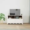 TV staliukas Televizoriaus spintelė su stalčių Drammen Balta 99 x 43 x 55 cm