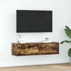 TV staliukas Televizoriaus spintelė Dūminio ąžuolo 100 x 31 x 25,5 cm