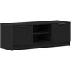 TV staliukas Televizoriaus spintelė Juodas ąžuolas 102 x 32 x 35.5 cm