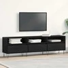 TV staliukas Televizoriaus spintelė Juodas ąžuolas 150 x 30 x 44,5 cm