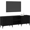 TV staliukas TV spintelių komplektas Juodas ąžuolas 150 x 30 x 50 cm