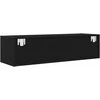 TV staliukas Televizoriaus spintelė juoda ąžuolo 100 x 31 x 25,5 cm