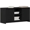 TV staliukas Televizoriaus spintelė Juodas ąžuolas 102 x 37,5 x 52,5 cm