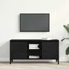 TV staliukas Televizoriaus spintelė Juodas ąžuolas 102 x 35 x 50 cm