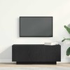 TV staliukas Televizoriaus spintelė Juodas ąžuolas 100 x 35 x 40 cm