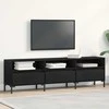 TV staliukas Televizoriaus spintelė Juodas ąžuolas 150 x 30 x 44,5 cm