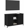 TV staliukas TV spintelių komplektas Juodas ąžuolas 101 x 35 x 65 cm