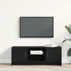 TV staliukas TV spintelė, juodo ąžuolo spalvos, 102x30x37,5 cm, inžinerinė mediena