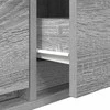 TV staliukas TV spintelė, pilka ąžuolo, 60x31x25,5 cm, apdirbta mediena