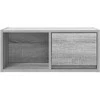TV staliukas TV spintelė, pilka ąžuolo, 60x31x25,5 cm, apdirbta mediena